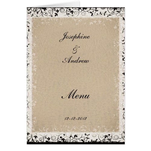 Most Popular Wedding Menu