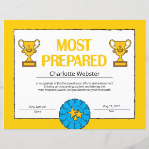 Classroom Awards Certificates Zazzle