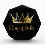 Most Sales Award<br><div class="desc">This design features a gold graphic crown. Perfect for royalty! Who is the King or Queen of your sales team? Perfect for the Queen of Bunco. Background color can be changed. Some designs feature dice graphic which can be removed. Customize to fit your own special team, sales award, Bunco group...</div>
