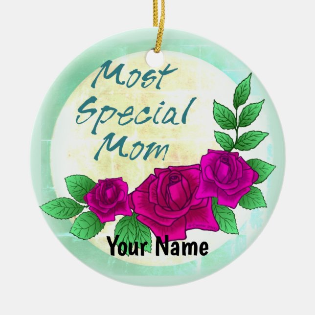 Most Special Mom   ornament (Front)