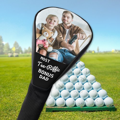 Most Tee_Riffic BONUS DAD Custom Golfer Photo Golf Head Cover