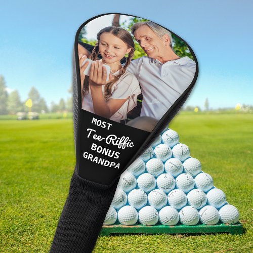 Most Tee_Riffic BONUS GRANDPA Custom Golfer Photo Golf Head Cover
