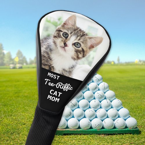 Most Tee_Riffic CAT MOM Custom Golfer Photo Golf Head Cover