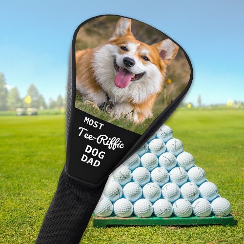 Most Tee_Riffic DOG DAD Custom Golfer Photo Golf Head Cover