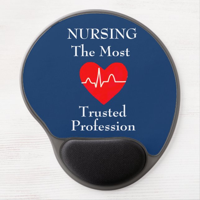 Most Trusted Profession Nurse Gel Mousepad (Front)