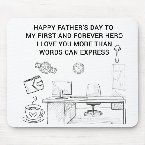 MOST UNIQUE MOUSE PAD FOR FATHERS DAY GIFTS