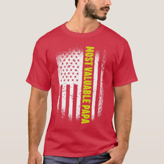 Most Valuable Papa Dad Fathers Day (6) T-Shirt