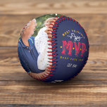 Most Valuable Papa MVP Custom Two Photo Monogram Baseball<br><div class="desc">The perfect gift for your MVP - the most valuable papa. Celebrate your special and wonderful papa in your life with our memorable and personalized most valuable papa custom two photo baseball. The design features "MVP - Most Valuable papa - Best papa Ever" in a cool typographic design. Customize with...</div>