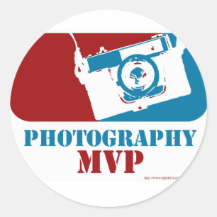 Most Valuable Photographer Classic Round Sticker