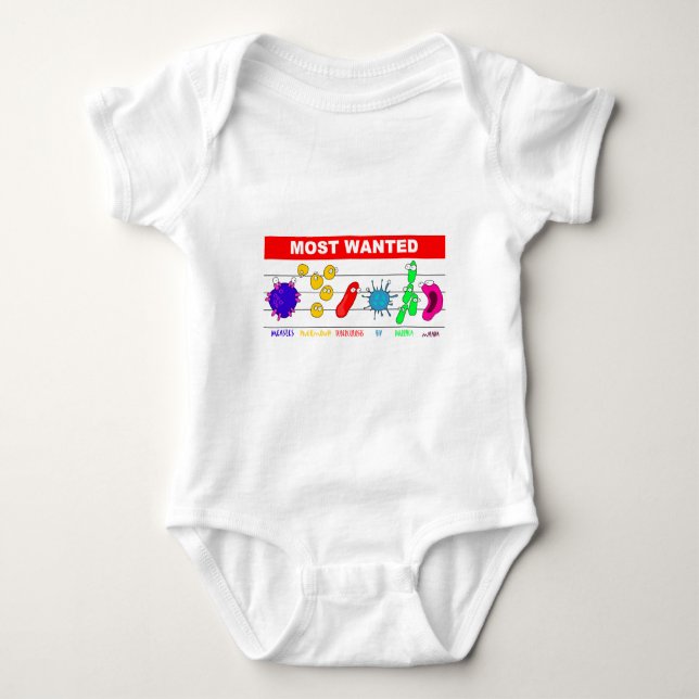 Most Wanted Baby Bodysuit (Front)