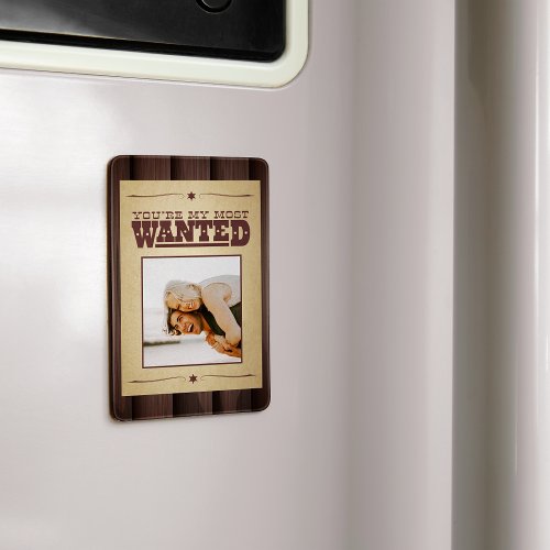 Most Wanted Poster Photo Magnet