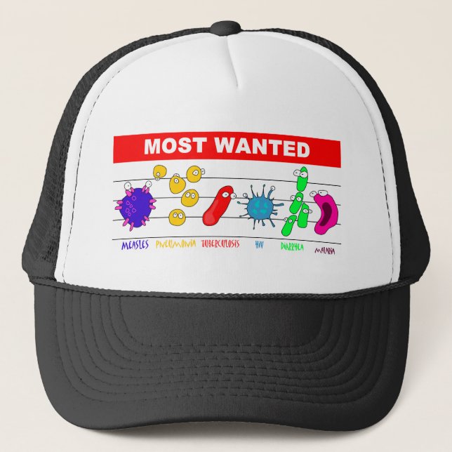Most Wanted Trucker Hat (Front)
