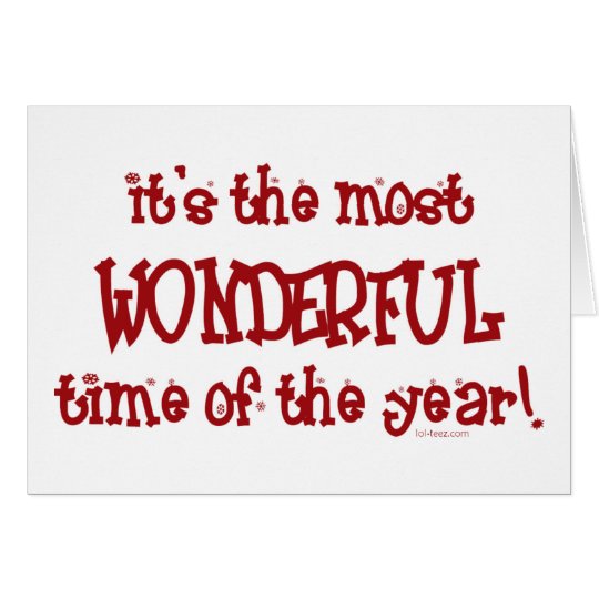 Most Wonderful Card