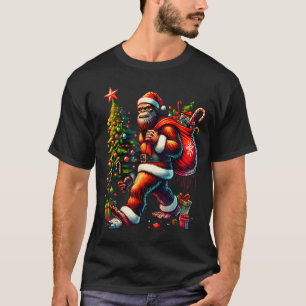 Most Wonderful Christmas Bigfoot Christmas Tree Li T-Shirt