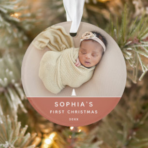 Most Wonderful Time Baby's First Christmas Acrylic Ornament