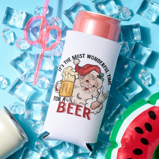 Most Wonderful Time for a Beer Seltzer Can Cooler (In Situ Summer)