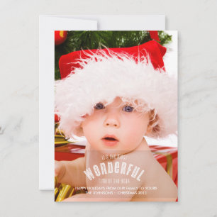 Most Wonderful Time Full Page Photo Card