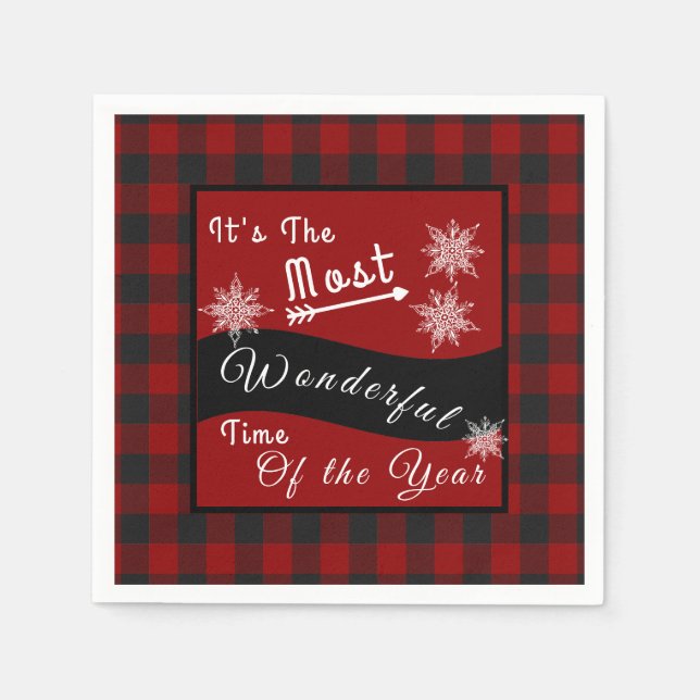 Most Wonderful time  Napkins (Front)