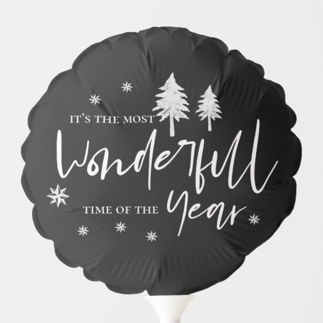 Most wonderful time Of The Year Christmas Party Balloon (Front)