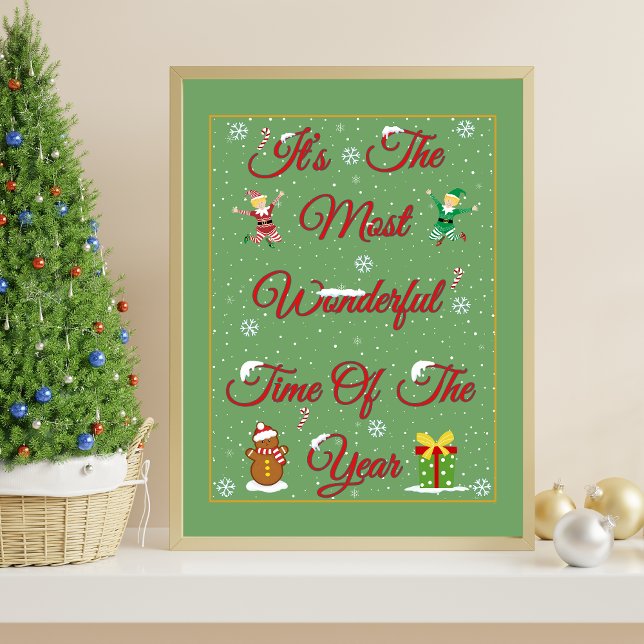 Most Wonderful Time Of The Year- Christmas Print (Creator Uploaded)