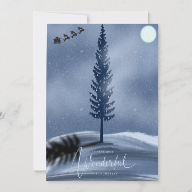 Most Wonderful Time of the Year Holiday Card (Front)