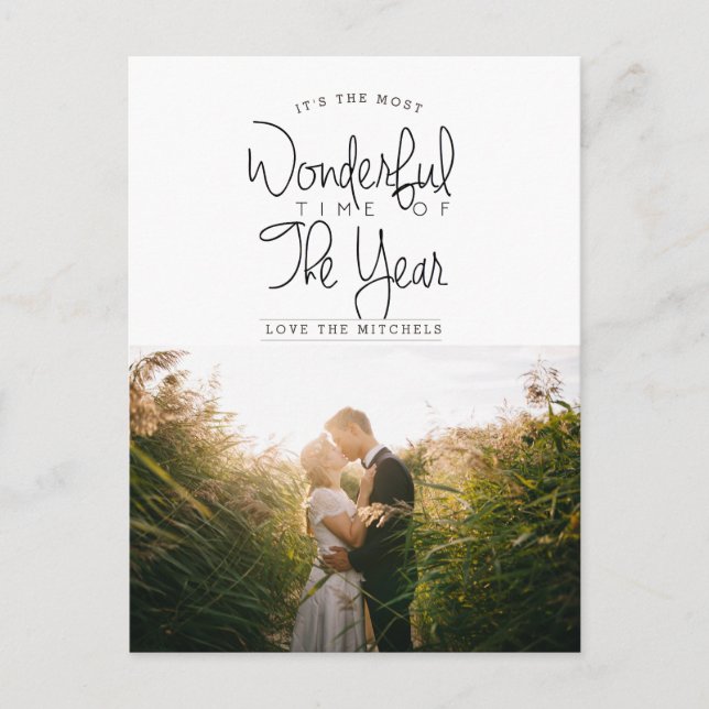 Most Wonderful Time Of Year | Holiday Photo (Front)