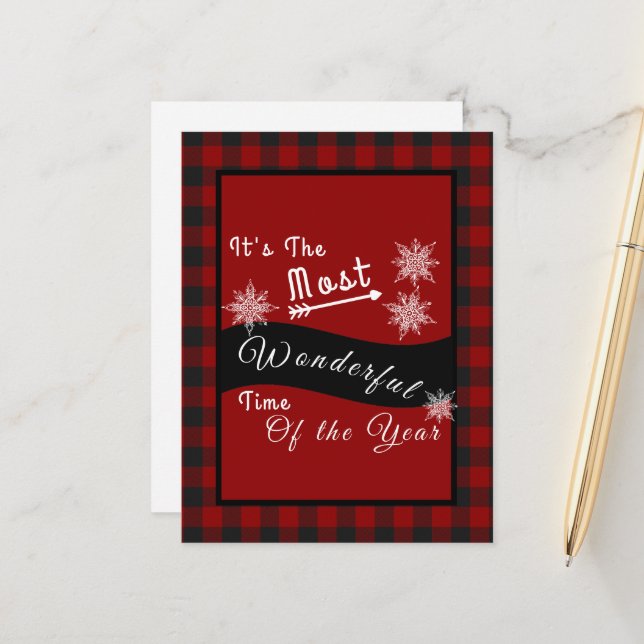 Most Wonderful time Postcard (Front/Back In Situ)