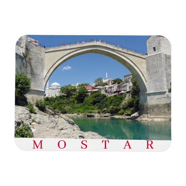 Mostar Old Bridge fridge magnet (Horizontal)