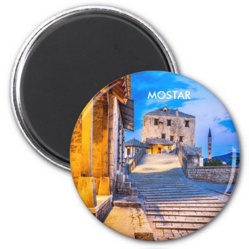 Mostar Old Bridge Magnet Bosnia  Herzegovina Magnet