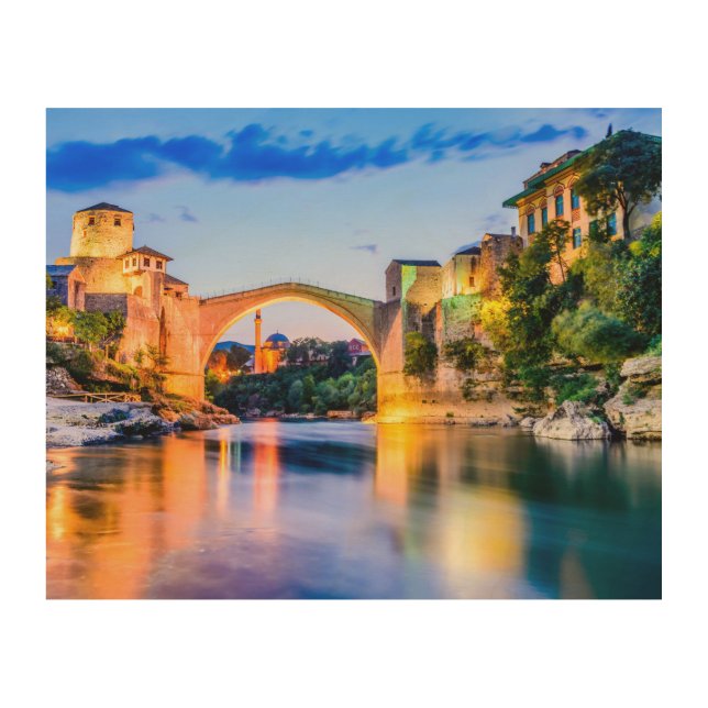 Mostar Wood Wall Decor (Front)