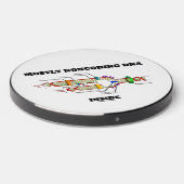 Mostly Noncoding DNA Inside Molecular Bio Humor Wireless Charger (Front 2)