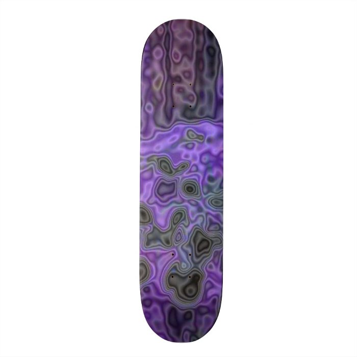 Mostly purple pattern skate board decks