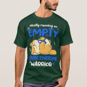 Mostly Running On Empty Charge Syndrome Warrior T-Shirt