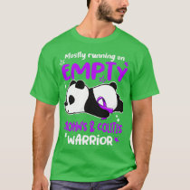 Mostly Running on Empty Crohns Colitis Warrior (3) T-Shirt