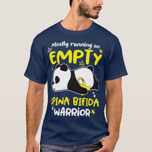 Mostly Running On Empty Spina Bifida Warrior2 T_Shirt