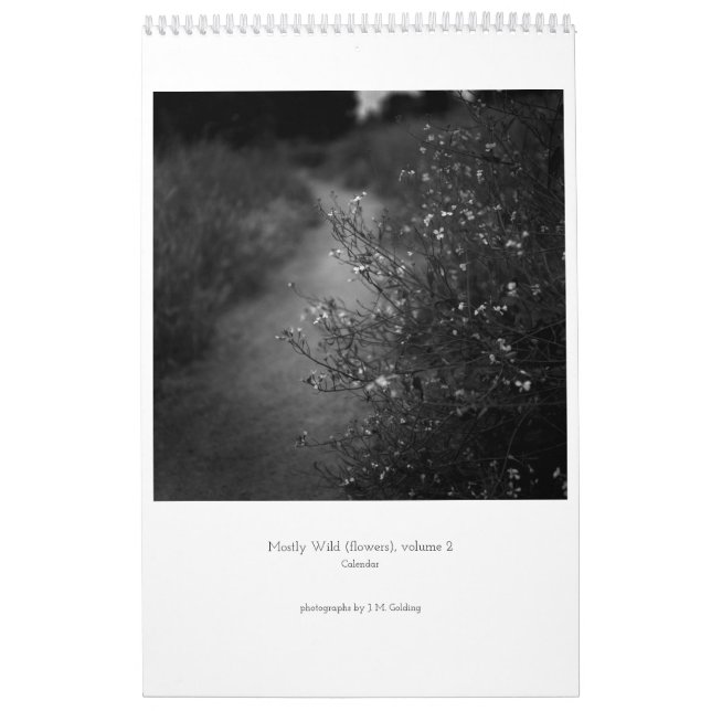 Mostly Wild (flowers), volume 2, Calendar (Cover)