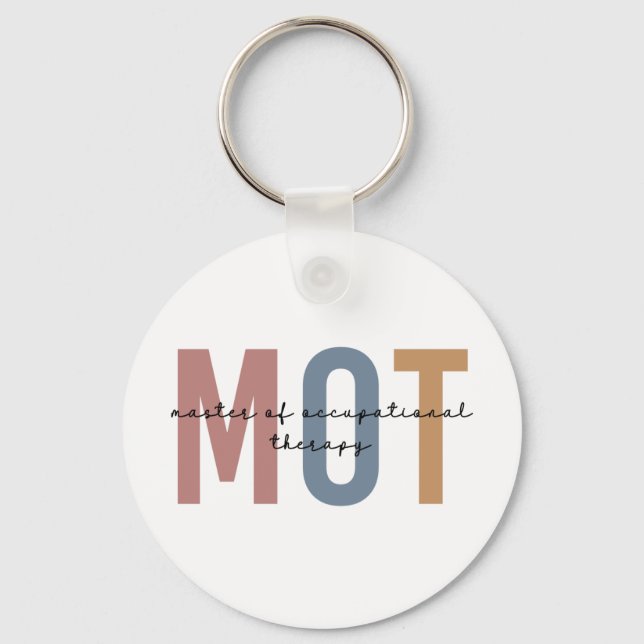 MOT Master Of Occupational Therapy Keychain (Front)