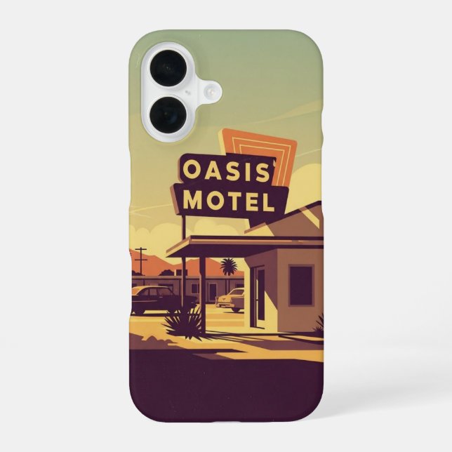 Motel Entrance iPhone Case (Back)