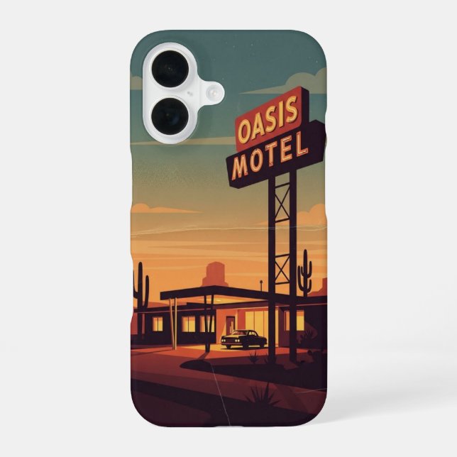Motel Entrance iPhone Case (Back)