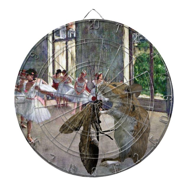 Moth and Mouse Cotillion Dart Board (Front)