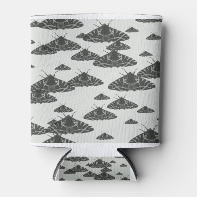 Moth at night lurking in the midnight can cooler (Front)