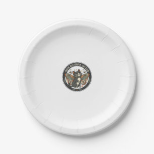 Moth Butterfly Cat POD Vector Art - Moth Butterfly Paper Plates