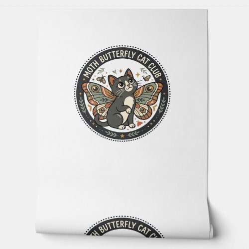 Moth Butterfly Cat POD Vector Art - Moth Butterfly Wallpaper