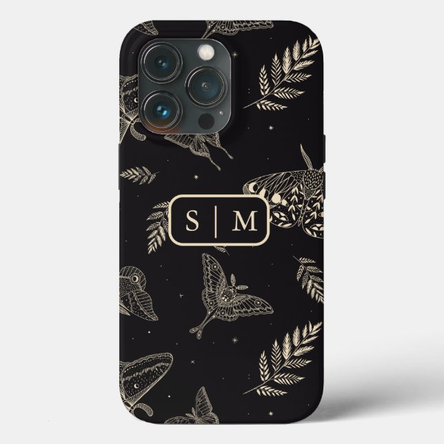 Moth Butterfly pattern Case-Mate iPhone Case (Back)