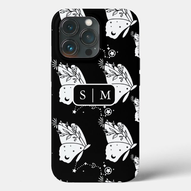 Moth Butterfly pattern Case-Mate iPhone Case (Back)