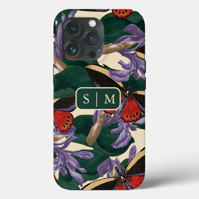 Moth Butterfly pattern Case-Mate iPhone Case (Back)