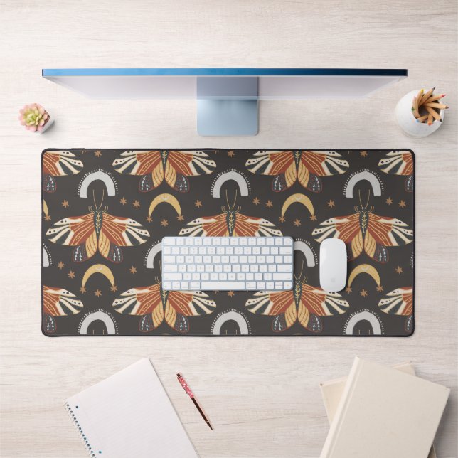Moth Butterfly Pattern Desk Mat (Office 1)
