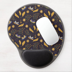 Moth Butterfly Pattern Gel Mouse Pad
