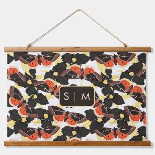 Moth Butterfly pattern Hanging Tapestry