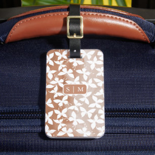 Moth Butterfly pattern  Luggage Tag